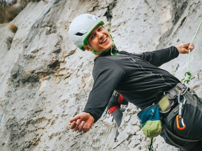 Outdoor climbing